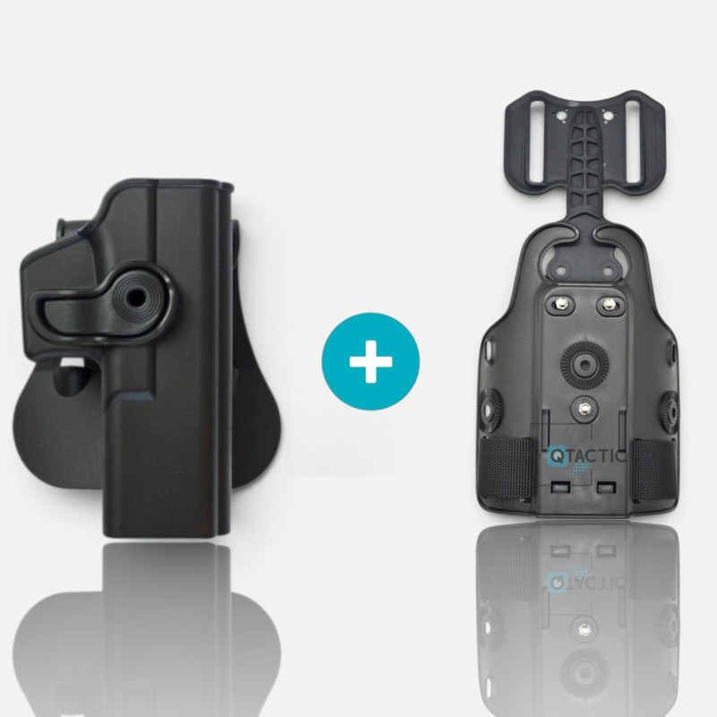 Platformă picior Mid - Range Glock cu toc și suport pentru centură