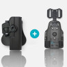 Platformă picior Mid - Range Glock cu toc și suport pentru centură