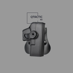 Toc holster Glock 9 mm OWB, polimer, rotire 360°