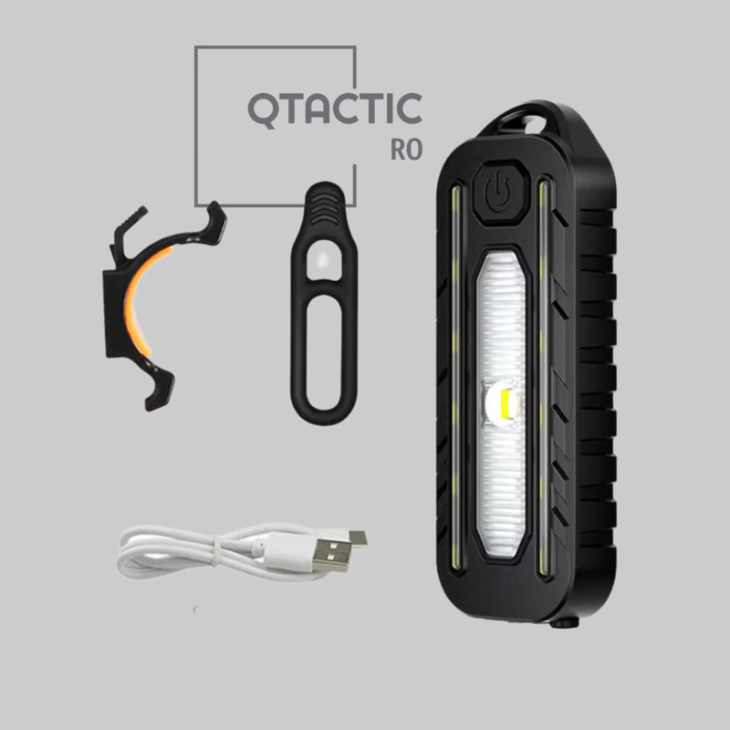 Lanternă Tactică LED cu Prindere, 5 Moduri de Iluminare – Ideală pentru Polițiști și Personal Tactic Lanternă Tactică LED cu Prindere, 5 Moduri de Iluminare – Ideală pentru Polițiști și Personal Tactic